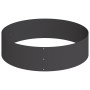 Macetero de Metal Acero/Negro Acero Grande by , Pots and planters - Ref: Foro24-873655, Price: 66,32 €, Discount: %