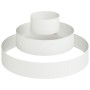 Macetero de Metal Acero/blanco Acero con Revestimiento en Polvo von , Töpfe und Pflanzgefäße - Ref: Foro24-873656, Preis: 69,...