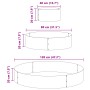 Macetero de Metal Acero galvanizado Ø 120 cm Duradero von , Töpfe und Pflanzgefäße - Ref: Foro24-873660, Preis: 57,03 €, Raba...