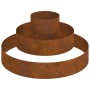 Macetero de Metal Acero Patinado Ø 120 cm Insertos Decorativos by , Pots and planters - Ref: Foro24-873661, Price: 62,65 €, D...
