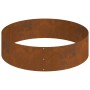 Macetero de Metal Acero Patinado Ø 120 cm Insertos Decorativos by , Pots and planters - Ref: Foro24-873661, Price: 62,65 €, D...