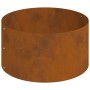 Macetero de Metal Acero Patinado Ø 120 cm Insertos Decorativos by , Pots and planters - Ref: Foro24-873661, Price: 62,65 €, D...