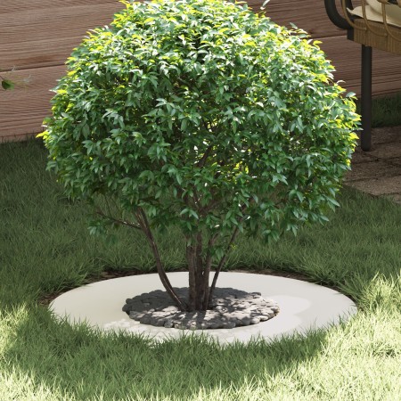 Macetero de Cerámica Blanco Cerámica Grande Redondo Moderno de , Maceteros y jardineras - Ref: Foro24-873664, Precio: 35,25 €