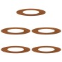 Macetero de Acero Corten Acero corten Mediano Detalles Decorativos by , Pots and planters - Ref: Foro24-873689, Price: 83,68 ...