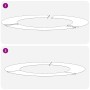 Juego de Maceteros de Plástico Blanco Plástico Grande Maceteros | Foro24.es | Tu tienda online para hogar, jardín y más Foro24.es
