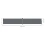 Anthracite retractable side awning 160x1000 cm by vidaXL, Umbrellas - Ref: Foro24-318032, Price: 107,71 €, Discount: %