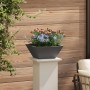 Macetero de Metal Negro Metal 35 x 35 x 15 cm Durable Cuadrado | Foro24.es | Tu tienda online para hogar, jardín y más Foro24.es