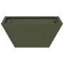 Macetero de Metal Verde Oliva Metal Mediano | Foro24.es | Tu tienda online para hogar, jardín y más Foro24.es