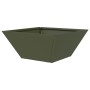 Macetero de Metal Verde Oliva Metal Mediano | Foro24.es | Tu tienda online para hogar, jardín y más Foro24.es