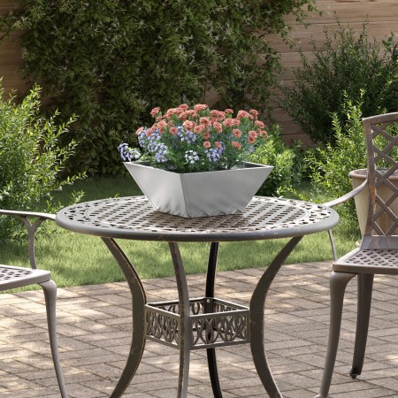 Macetero de Metal Acero inoxidable 35 x 35 x 15 cm | Foro24.es | Tu tienda online para hogar, jardín y más Foro24.es