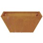 Macetero de Metal Acero Resistente a Climas 35 x 35 x 15 cm | Foro24.es | Tu tienda online para hogar, jardín y más Foro24.es