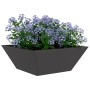 Macetero Metálico Negro Metal 40 x 40 x 15 cm Maceteros | Foro24.es | Tu tienda online para hogar, jardín y más Foro24.es
