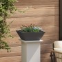 Macetero Metálico Negro Metal 40 x 40 x 15 cm Maceteros | Foro24.es | Tu tienda online para hogar, jardín y más Foro24.es