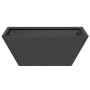 Macetero Metálico Negro Metal 40 x 40 x 15 cm Maceteros | Foro24.es | Tu tienda online para hogar, jardín y más Foro24.es