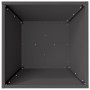 Macetero Metálico Negro Metal 40 x 40 x 15 cm Maceteros | Foro24.es | Tu tienda online para hogar, jardín y más Foro24.es