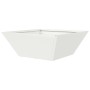 Macetero de Metal Blanco Frío Metal 40 x 40 x 15 cm Macetero | Foro24.es | Tu tienda online para hogar, jardín y más Foro24.es