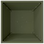 Macetero de Metal Verde Oliva Metal 40 x 40 x 15 cm | Foro24.es | Tu tienda online para hogar, jardín y más Foro24.es