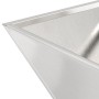 Macetero de Metal Acero Inoxidable 40 x 40 x 15 cm | Foro24.es | Tu tienda online para hogar, jardín y más Foro24.es