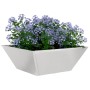 Macetero de Metal Acero Inoxidable 40 x 40 x 15 cm Duradero | Foro24.es | Tu tienda online para hogar, jardín y más Foro24.es