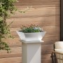 Macetero de Metal Acero Inoxidable 40 x 40 x 15 cm Duradero | Foro24.es | Tu tienda online para hogar, jardín y más Foro24.es