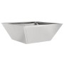 Macetero de Metal Acero Inoxidable 40 x 40 x 15 cm Duradero | Foro24.es | Tu tienda online para hogar, jardín y más Foro24.es