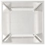 Macetero de Metal Acero Inoxidable 40 x 40 x 15 cm Duradero | Foro24.es | Tu tienda online para hogar, jardín y más Foro24.es