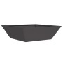 Macetero de Metal Negro Metal 50 x 50 x 15 cm Inlays Decorativas von , Töpfe und Pflanzgefäße - Ref: Foro24-873824, Preis: 40...