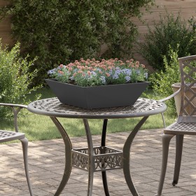 Juego de Maceteros de Plástico Negro 50 x 50 x 15 cm de , Maceteros y jardineras - Ref: Foro24-873825, Precio: 106,90 €, Desc...