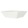 Macetero de Metal Blanco Metal Mediano Maceteros Cuadrado by , Pots and planters - Ref: Foro24-873826, Price: 41,32 €, Discou...