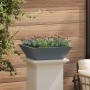 Macetero de Metal Antracita Metal 50 x 50 x 15 cm by , Pots and planters - Ref: Foro24-873828, Price: 41,32 €, Discount: %