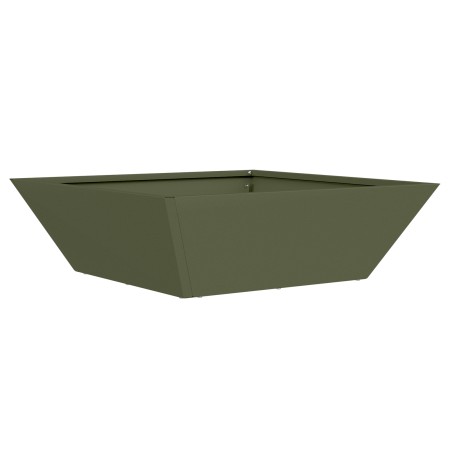 Macetero de Metal Verde Oliva Metal 50 x 50 x 15 cm | Foro24.es | Tu tienda online para hogar, jardín y más Foro24.es