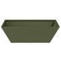 Macetero de Metal Verde Oliva Metal 50 x 50 x 15 cm | Foro24.es | Tu tienda online para hogar, jardín y más Foro24.es