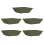 Macetero de Metal Verde Oliva Metal 50 x 50 x 15 cm Cuadrado | Foro24.es | Tu tienda online para hogar, jardín y más Foro24.es