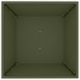 Macetero de Metal Verde Oliva Metal 50 x 50 x 15 cm Cuadrado | Foro24.es | Tu tienda online para hogar, jardín y más Foro24.es