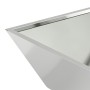 Macetero de Metal Acero Galvanizado 50 x 50 x 15 cm Rectangular | Foro24.es | Tu tienda online para hogar, jardín y más Foro24.es