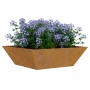 Macetero de Metal Acero Envejecido 50 x 50 x 15 cm | Foro24.es | Tu tienda online para hogar, jardín y más Foro24.es