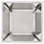 Maceteros de metal Acero galvanizado 35 x 35 x 73 cm by , Pots and planters - Ref: Foro24-873849, Price: 89,42 €, Discount: %