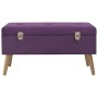 Bank mit lila Samtfach 80 cm von vidaXL, Bänke für Hallen und Lager - Ref: Foro24-329931, Preis: 95,72 €, Rabatt: %