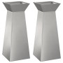 Juego de Soportes para Plantas Acero inoxidable 40 x 40 x 101 cm | Foro24.es | Tu tienda online para hogar, jardín y más Foro24.es