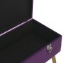 Bank mit lila Samtfach 80 cm von vidaXL, Bänke für Hallen und Lager - Ref: Foro24-329931, Preis: 95,72 €, Rabatt: %