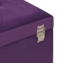 Bank mit lila Samtfach 80 cm von vidaXL, Bänke für Hallen und Lager - Ref: Foro24-329931, Preis: 95,72 €, Rabatt: %