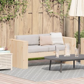 Sofá de Jardín de 2 Plazas 134x60x62 cm de Madera