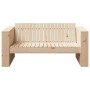 Sofá de Jardín de 2 Plazas 134x60x62 cm de Madera Maciza de Pino | Foro24.es | Tu tienda online para hogar, jardín y más Foro24.es