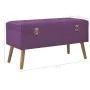 Bench with purple velvet compartment 80 cm by vidaXL, Benches for halls and storage - Ref: Foro24-329931, Price: 88,68 €, Dis...