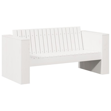 Sofá de Jardín de 2 Plazas 134x60x62 cm Blanco Madera Sólida de Pino | Foro24.es | Tu tienda online para hogar, jardín y más Foro24.es