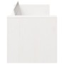 Sofá de Jardín de 2 Plazas 134x60x62 cm Blanco Madera Sólida de Pino | Foro24.es | Tu tienda online para hogar, jardín y más Foro24.es