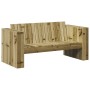 Sofá de jardín para 2 personas 134x60x62 cm Madera de pino tratada | Foro24.es | Tu tienda online para hogar, jardín y más Foro24.es