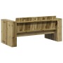 Sofá de jardín para 2 personas 134x60x62 cm Madera de pino tratada | Foro24.es | Tu tienda online para hogar, jardín y más Foro24.es