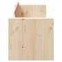 Sofá de Jardín de 3 Plazas Natural Madera de Pino Maciza Mediano | Foro24.es | Tu tienda online para hogar, jardín y más Foro24.es