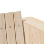 Sofá de Jardín de 3 Plazas Natural Madera de Pino Maciza Mediano | Foro24.es | Tu tienda online para hogar, jardín y más Foro24.es